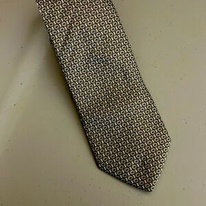 Hugo Boss 100% silk patterned tie! EUC🏆 Made in Italy.